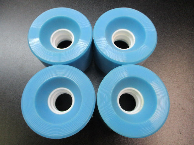 Load image into Gallery viewer, Non-Branded Blue Longboard Wheels - Set of 4
