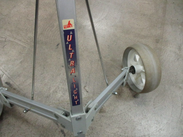 Load image into Gallery viewer, Used Pro Kennex Ultra Light Folding Push Cart - Straps Are Worn
