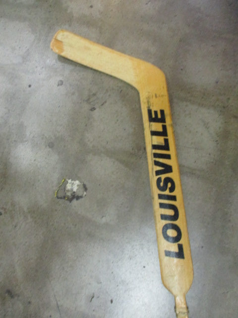 Load image into Gallery viewer, Used Louisville Stewart Goalie Stick -LH 63&quot; - SPLIT AS IS
