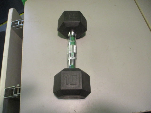 Load image into Gallery viewer, Used TSA 10 lb RubberDumbbell
