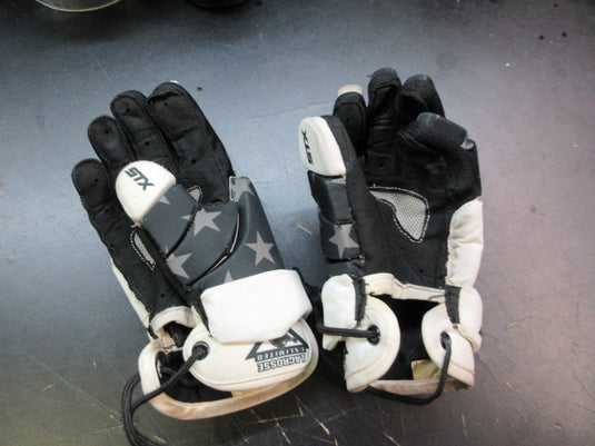Used STX Stallion 75 USA Lacrosse Gloves - Youth