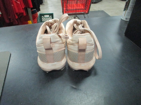 Used Rawlings Size 8.5 White Cleats