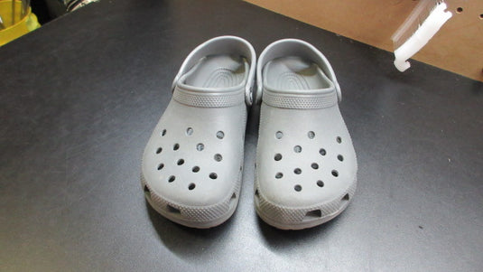 Used Crocs Youth Size 3 - Grey