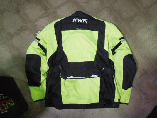 Used HWK Adventure Touring Padded Moto Riding Jacket Size XL