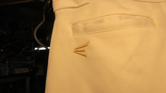 Used Easton Knicker Baseball Pants W/ Black Braid Youth XL - White