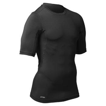 New Champro Half Sleeve Compression Shirt Black Adult Size Large