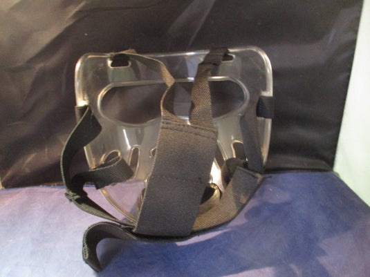 Used Martial Headgear Clear Face Shield