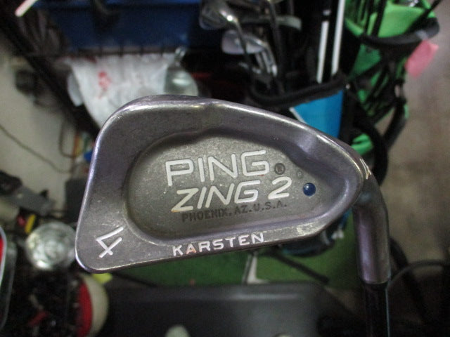 Load image into Gallery viewer, Used PING Zing 2 Blue Dot 7pc Right Hand Iron Set 4-9i and Wedge
