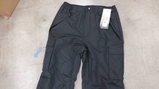 New Pulse Men's Cargo Snowboard Pant Black Size Medium