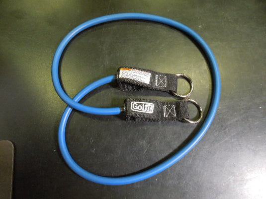 Used GoFit 40lb Blue Resistance Tubing with O Ring End Points