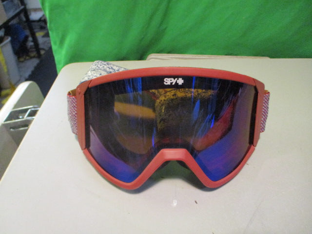 Load image into Gallery viewer, Used Spy Plus Orange Snowboarding Goggles
