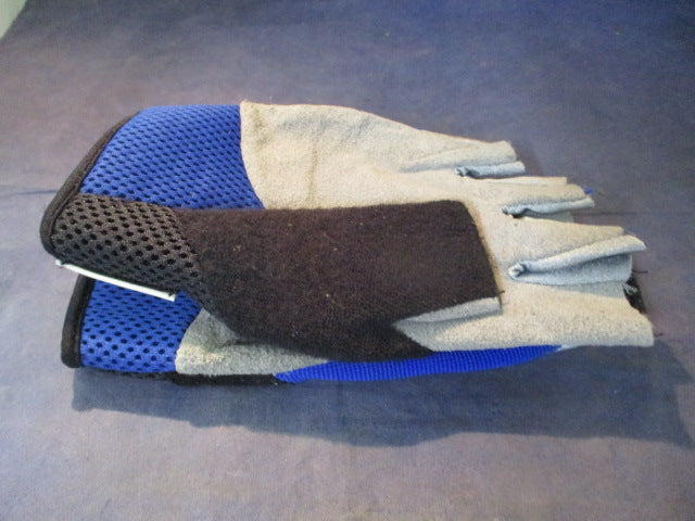 Load image into Gallery viewer, Used Bluefever Designs Half Finger Fishing Gloves
