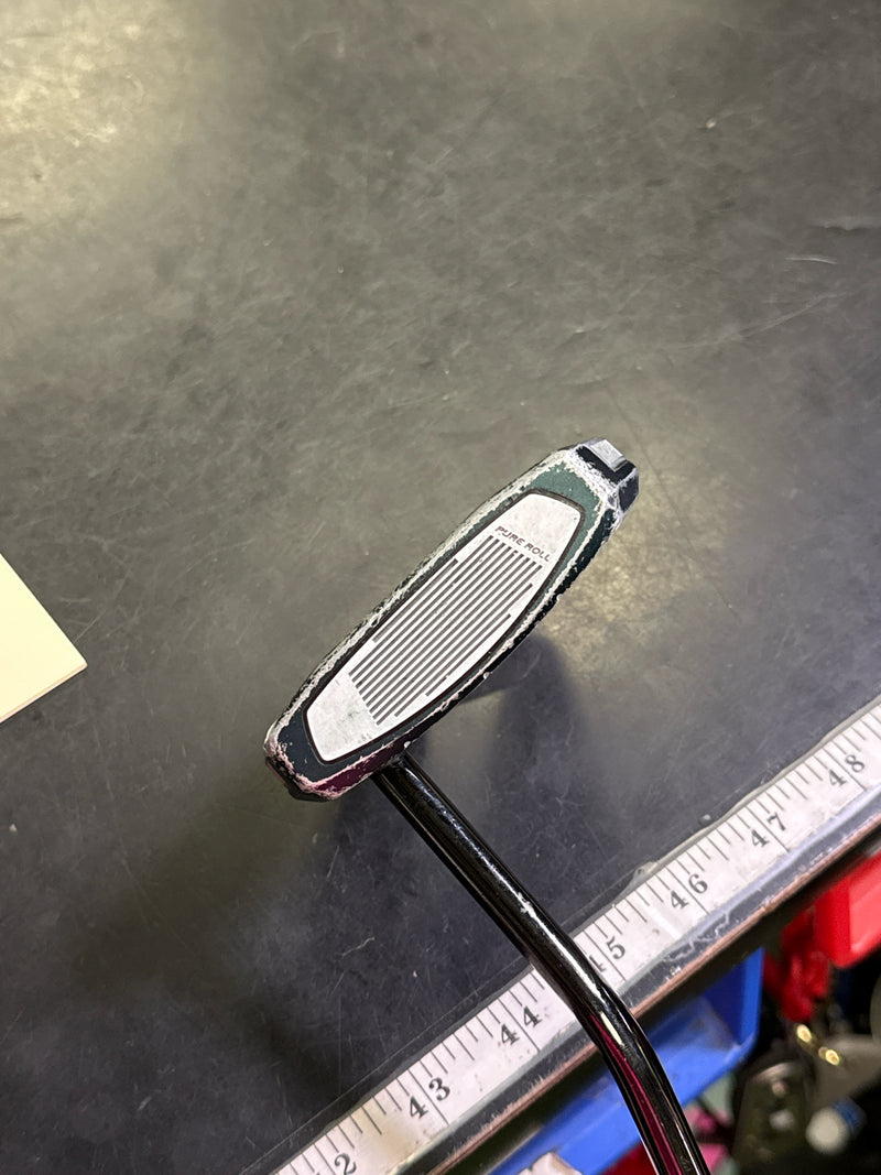 Load image into Gallery viewer, Used TaylorMade Spider S Platinum Pure Roll Offset 55G Right Hand Mallet Putter
