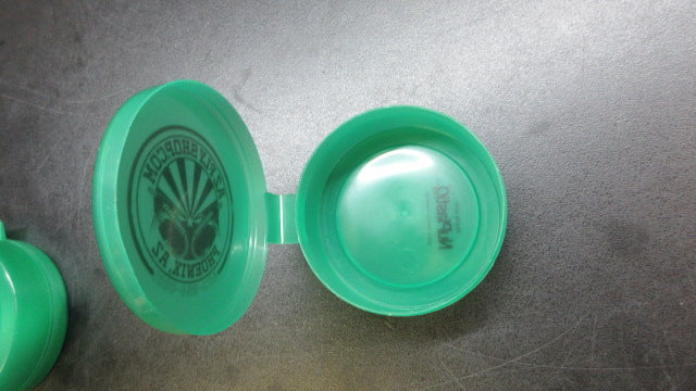 Load image into Gallery viewer, Small Round Green AZ Fly Shop.com Tackle Box
