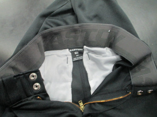 Used Easton Tapered Open Bottom Black Pants Size Youth Small