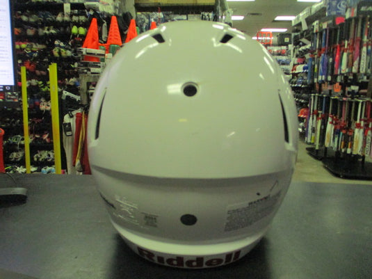 Used Riddell Victor White Football Helmet Size L-XL