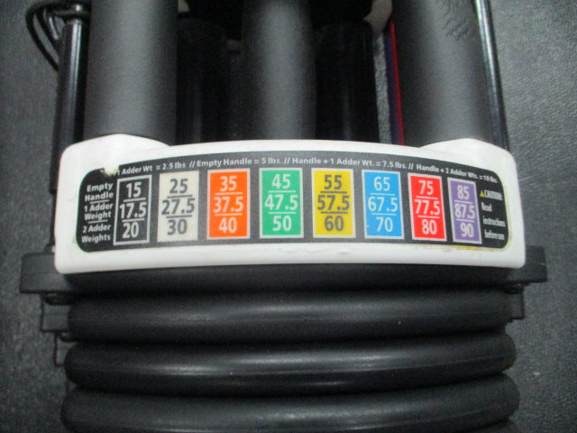Load image into Gallery viewer, Used PowerBlock 90lb Adjustable Urethane Dumbbell Set
