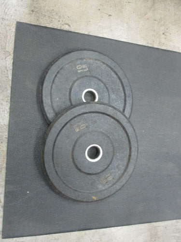 Used 10LB Rubber Weight Plate Set OF 2