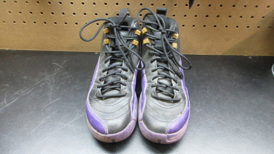 Used Jordan 12 Retro Field Purple Basketball Shoes - Size Youth 6