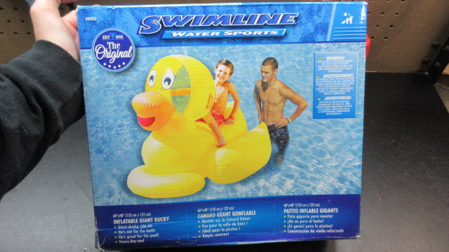 Load image into Gallery viewer, Used Inflatable Giant Ducky Swimming Pool Float Toy - 60"
