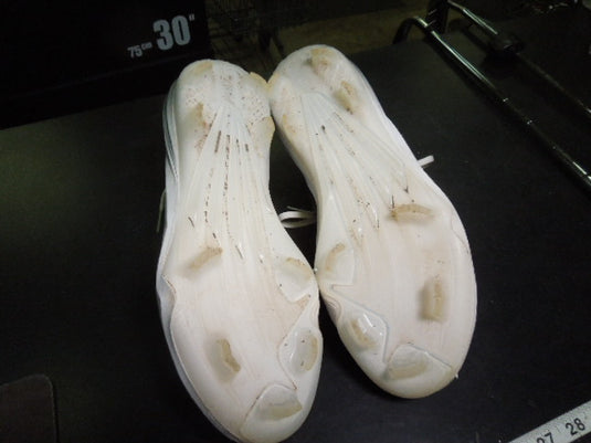 Used Adidas Adizero Impact Molded Cleats in White Size 11