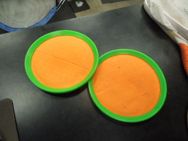 Load image into Gallery viewer, Used Pair of Felt Ball Toss Paddles
