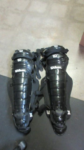 Used Wilson A3422 Catcher's Shin Guards