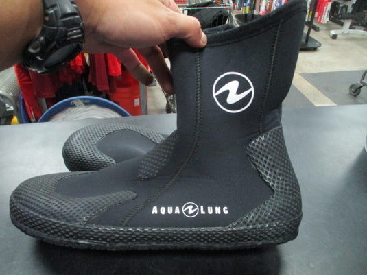 Used Aqua Lung Super Zip Ergo Dive Boots Size 13 5mm Thick