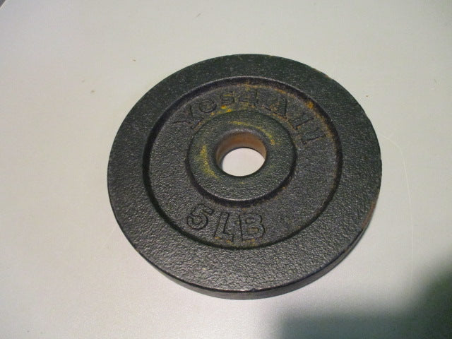 Load image into Gallery viewer, Used Yes 4 All 5LB Cast Iron Weight Plate
