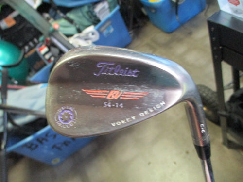 Used Titleist Vokey Design BV  Spin Milled 54 Degree Wedge