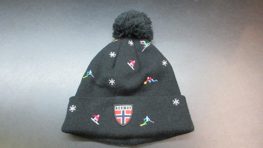 Used Norway Embroidered Beanie