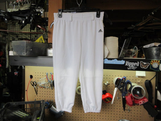 Used Adidas Elastic Bottom Baseball Pants - Size Large