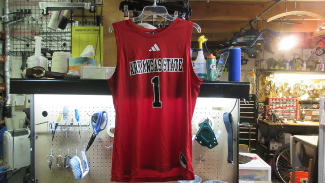 Load image into Gallery viewer, Adidas Arkansas State Basketball Jersey- Size Large
