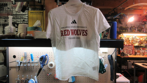 Adidas Arkansas State University Red Wolves T-shirt - Size Large