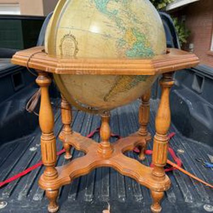 Statesman 20? Antique Illuminated Floor Heirloom  Replogle Globe