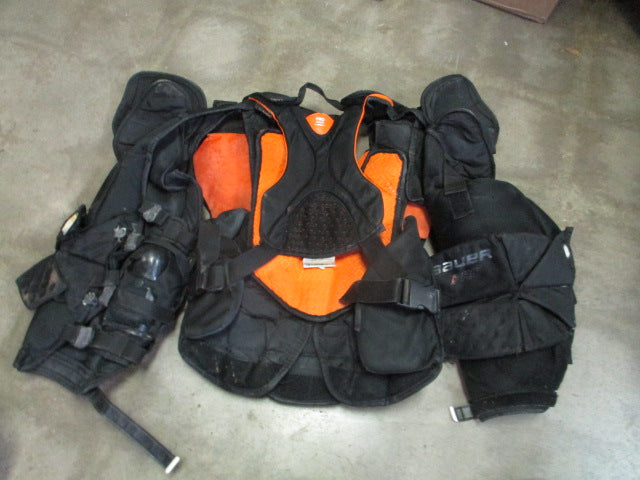 Load image into Gallery viewer, Used Bauer Pro Senior Goalie Chest Protector Size Large
