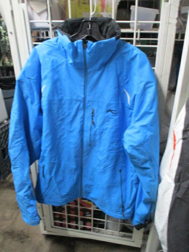 Used KJUS Lasse Blue Snow Jacket Size 56 / Adult Size 2XL - small pen marks