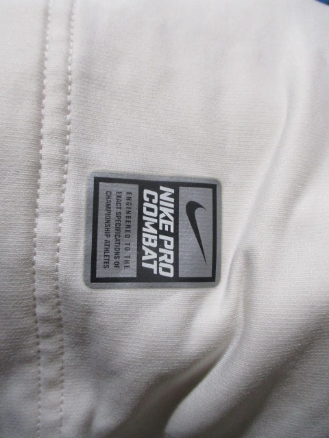 Load image into Gallery viewer, Used Nike Pro Combat White Longsleeve Shirt Adult Size XL
