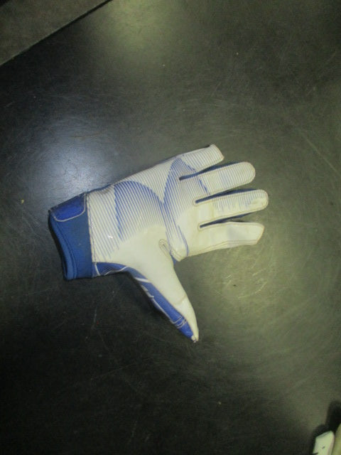 Load image into Gallery viewer, Used Under Armour Right Hand Only Reciver Glove in Blue Youth Small
