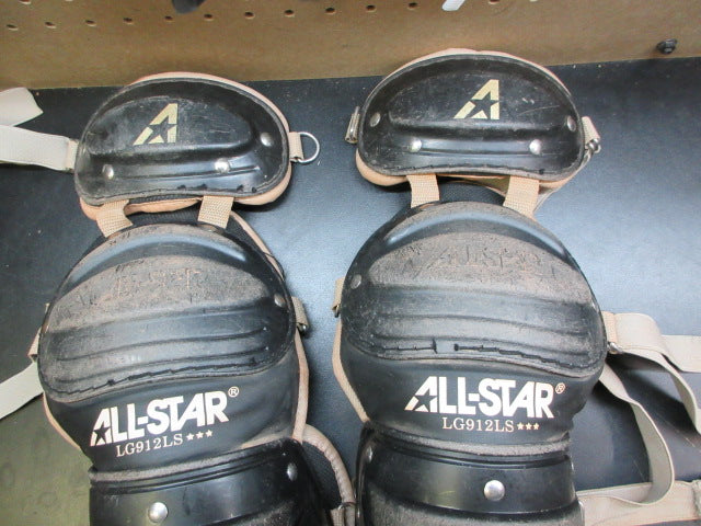 Load image into Gallery viewer, Used All-Star Catchers Shin Guards - Size 9-12
