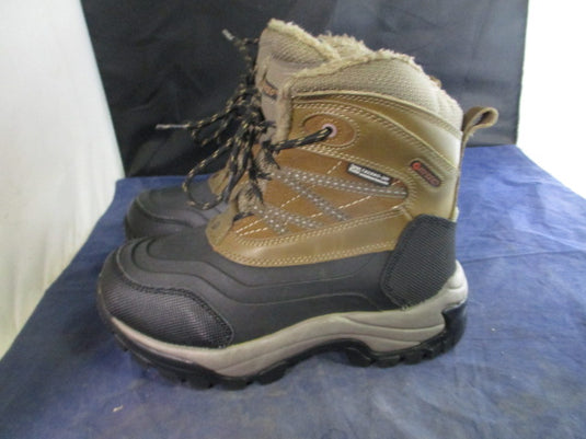 Used Hi-Tec Snow Peak 200 Waterproof Boots Youth Size 3 - wear on top