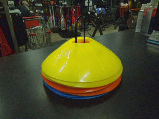 Used Primed Flat Cones Set of 10 with Holder