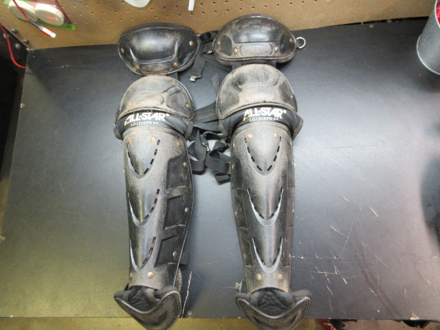Load image into Gallery viewer, Used All-Star Top Star Catchers Shin Guards - Size 12-16
