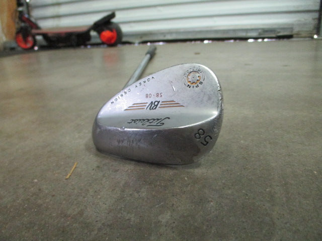 Load image into Gallery viewer, Used Titleist BV Vokey Design 58 08 Spin Milled 58 Degree Wedge
