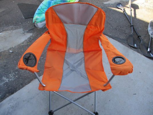 Used Mesh Orange Camping Chair