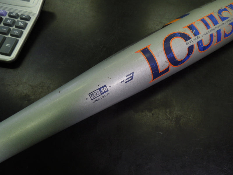 Load image into Gallery viewer, Used Louisville Slugger Atlas Omaha BBCOR Baseball Bat 33 in 30 in -3
