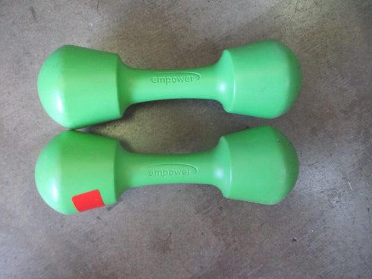 Used Empower 10lb Set Of DUMBBELLS 5lbs Each (Sold As set)