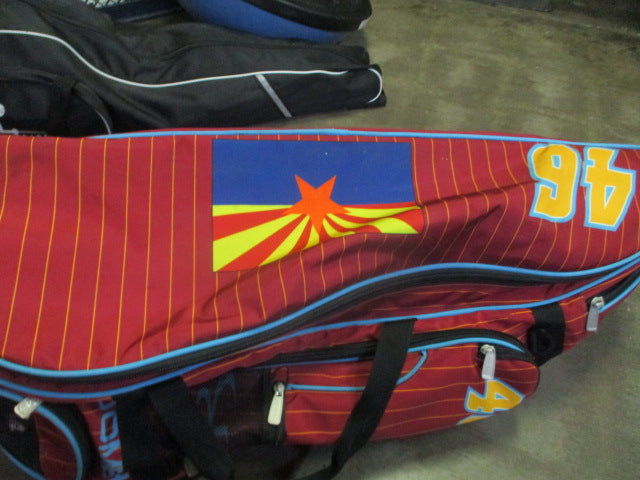 Load image into Gallery viewer, Used BoomBah Spartan Custom Baseball Rolling Bag
