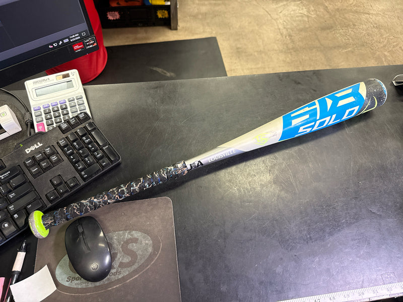 Load image into Gallery viewer, Used Louisville Slugger Solo 618 USA Baseball Bat 29 in 18 oz -11
