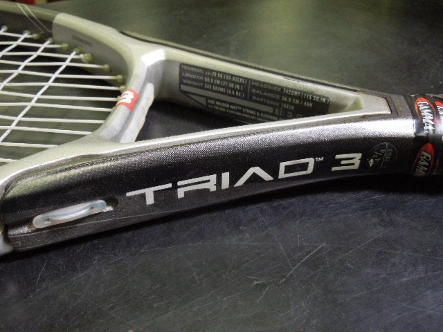 Load image into Gallery viewer, Used Wilson Triad 3 Oversized Tennis Racquet 27.5"
